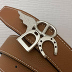 Hermes Mark B 2023 Belt Buckle Good Luck Leather — view 3