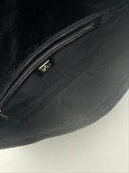 Fendi Velvet Baguette Shoulder Bag — view 4