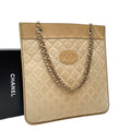 Chanel Quilted CC Logo Chain Shoulder Tote