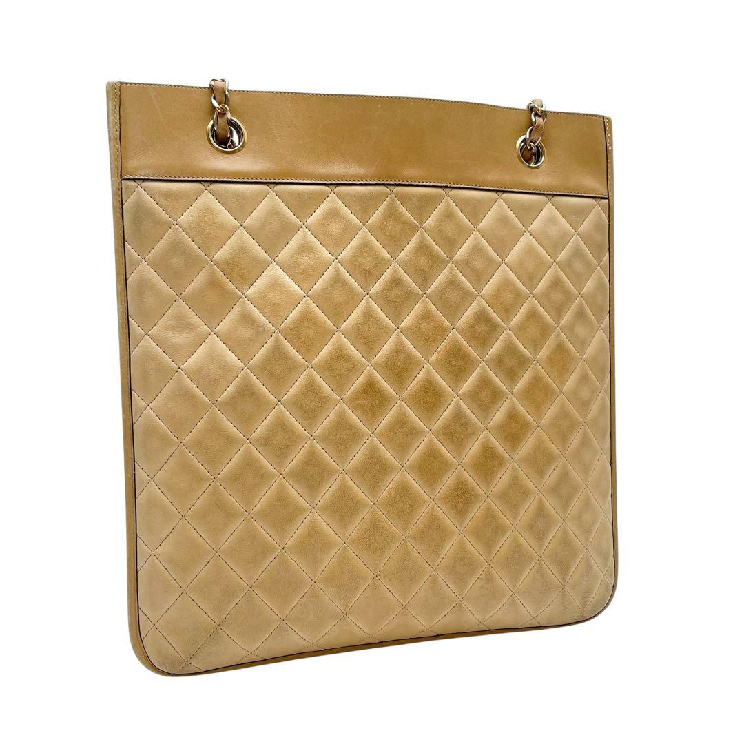 Chanel Quilted CC Logo Chain Shoulder Tote — view 2