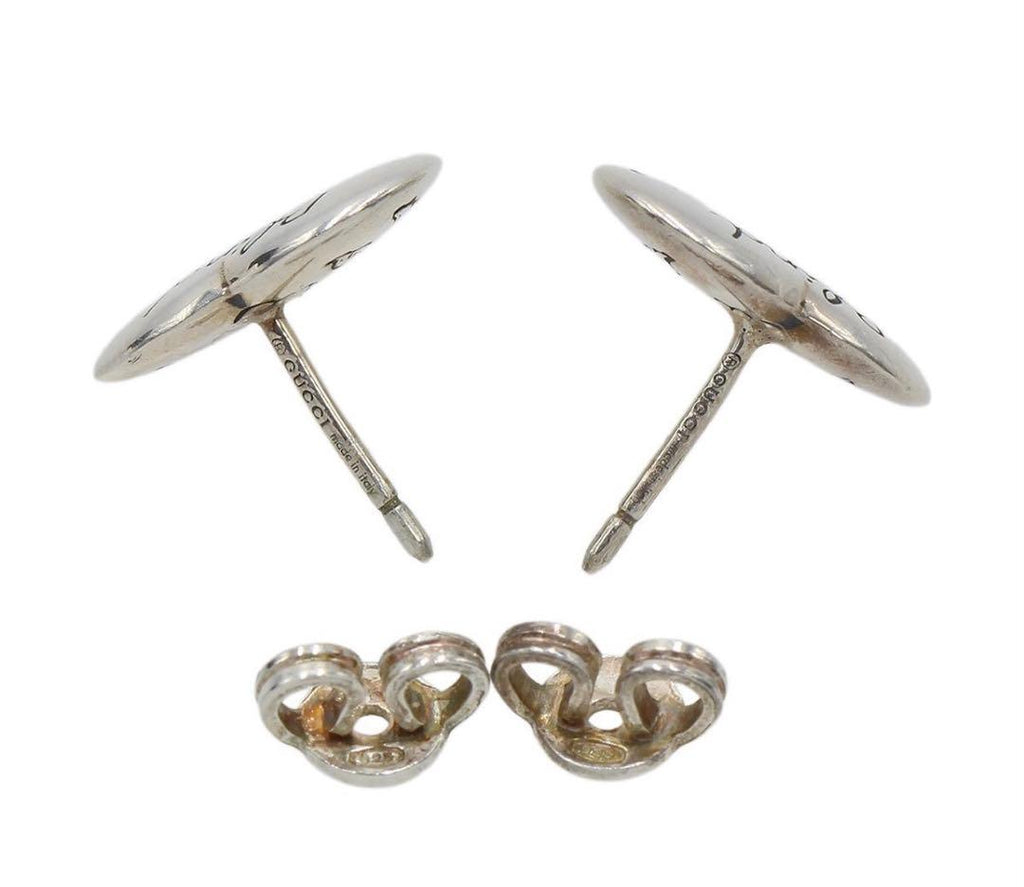 Gucci Loveheart Earrings Silver — view 3