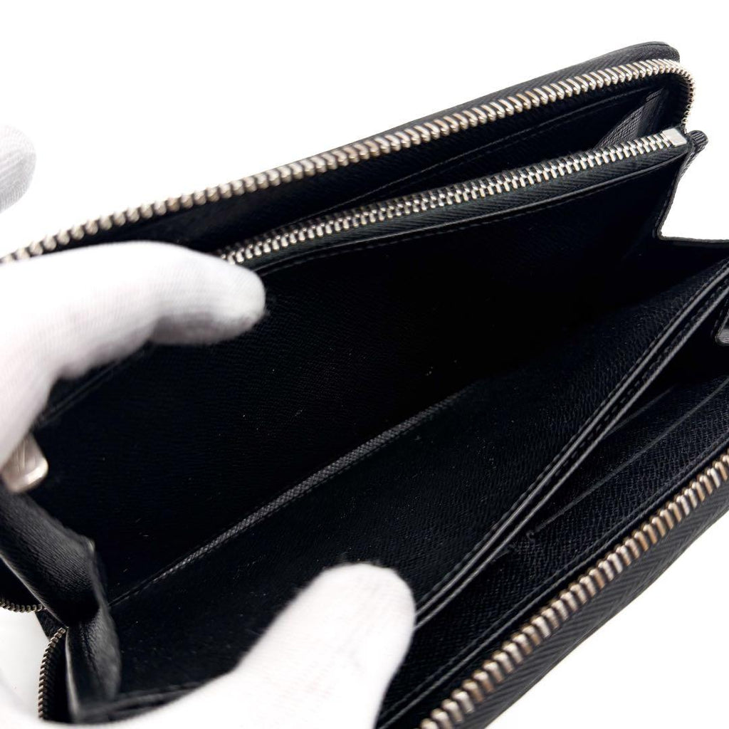 Louis Vuitton Zippy Wallet Epi Electric Black — view 8