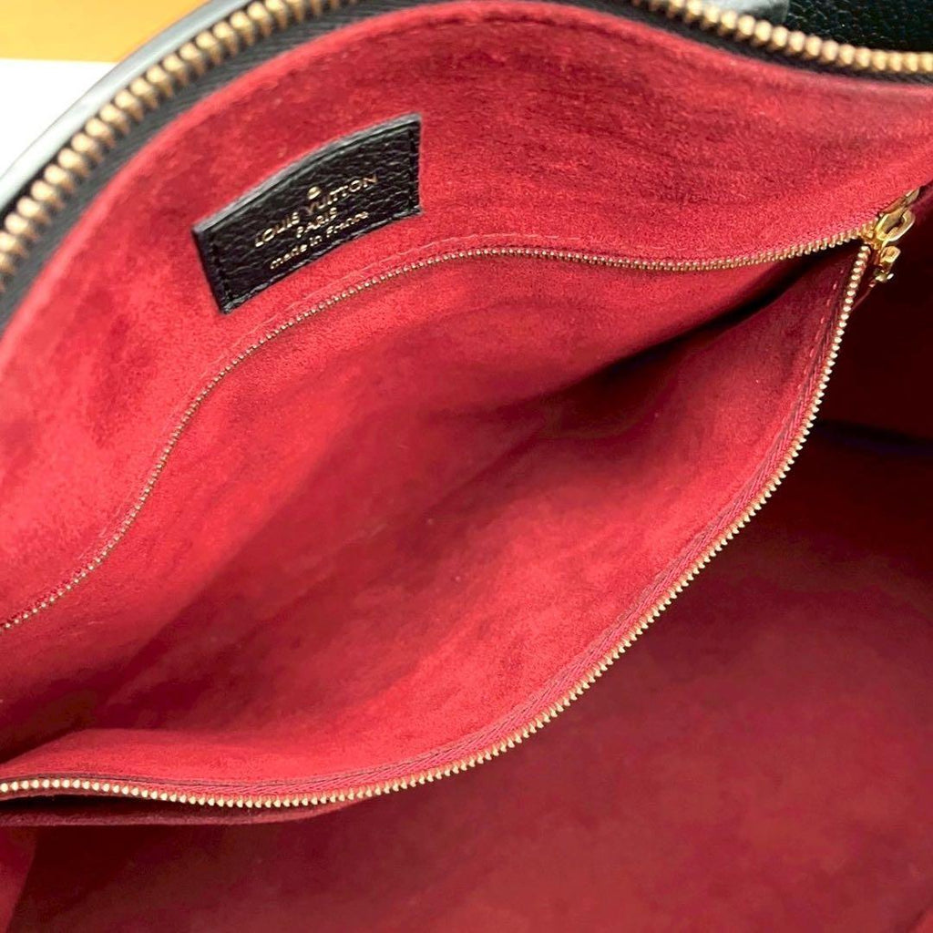 Louis Vuitton Monogram Empreinte Grand Palais MM Black Leather Handbag — view 4