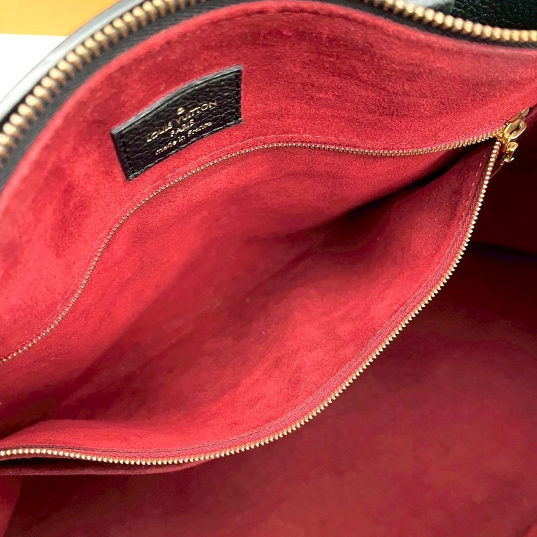 Louis Vuitton Monogram Empreinte Grand Palais MM Black Leather Handbag — view 4