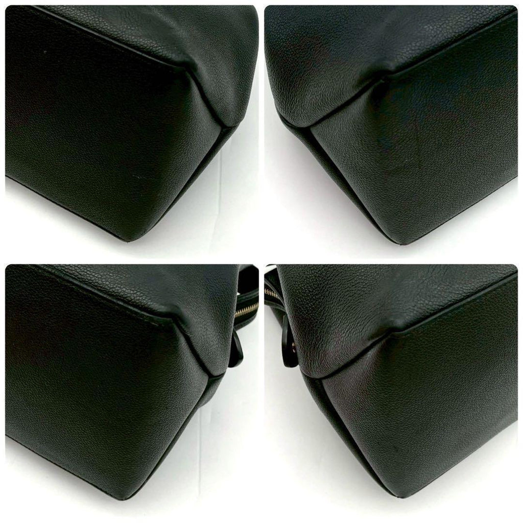 Louis Vuitton Monogram Empreinte Grand Palais MM Black Leather Handbag — view 6