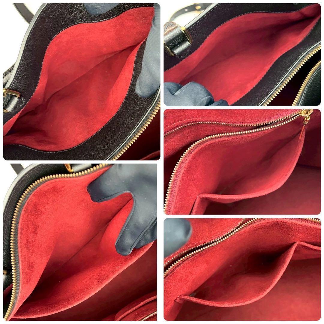 Louis Vuitton Monogram Empreinte Grand Palais MM Black Leather Handbag — view 7