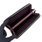 Chanel Quilted Caviar Leather Zip Around Wallet Black — view 3