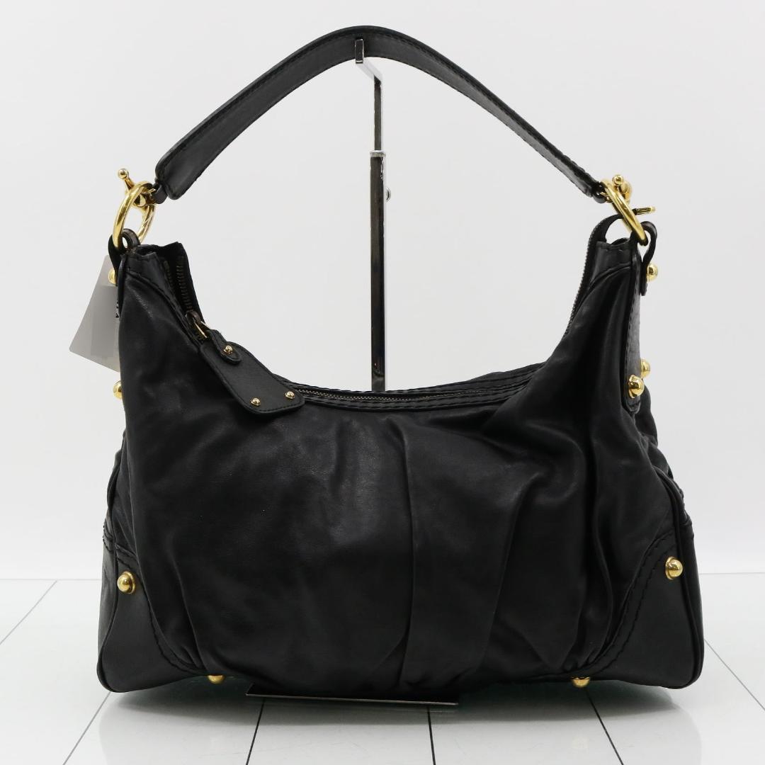 Gucci Shoulder Bag Black Leather