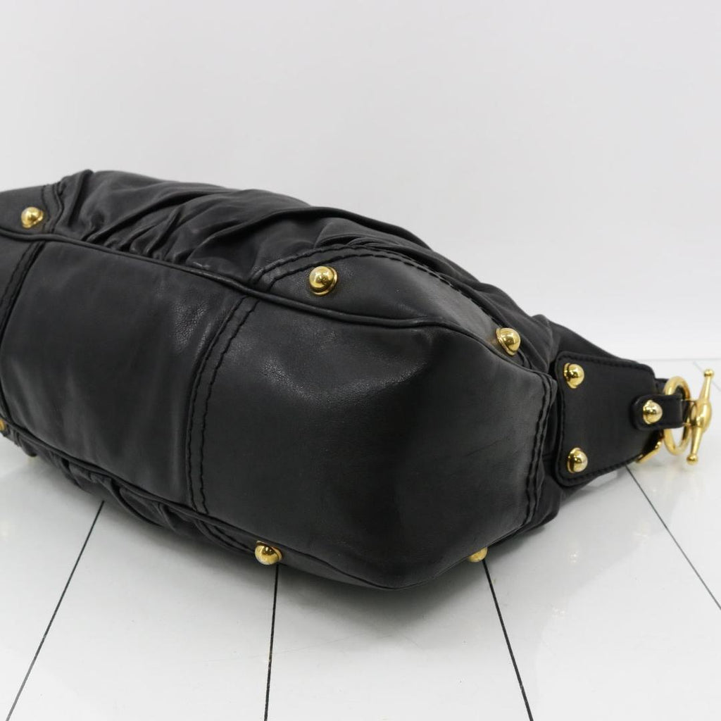 Gucci Shoulder Bag Black Leather — view 6