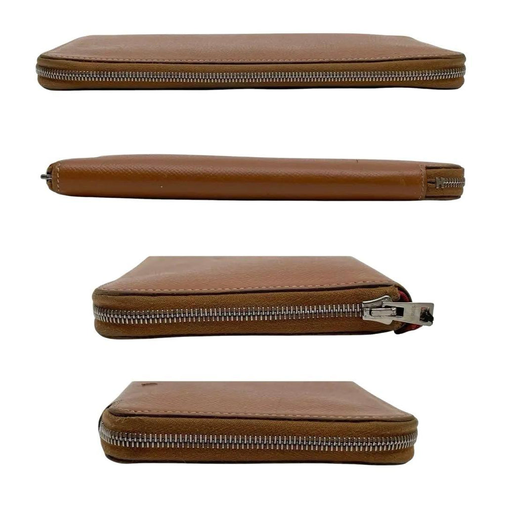Hermes Leather Azap Long Silk in Zippy Wallet — view 3