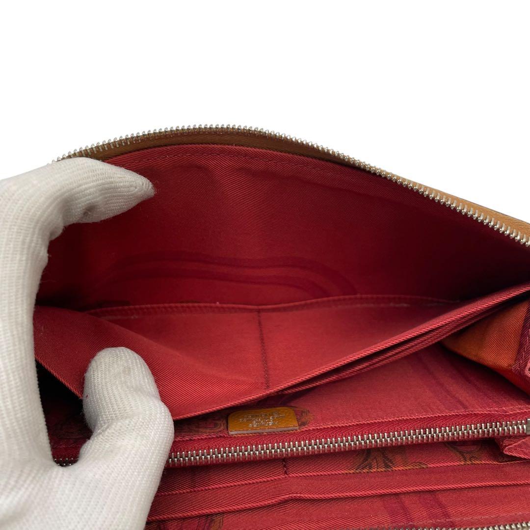 Hermes Leather Azap Long Silk in Zippy Wallet — view 7