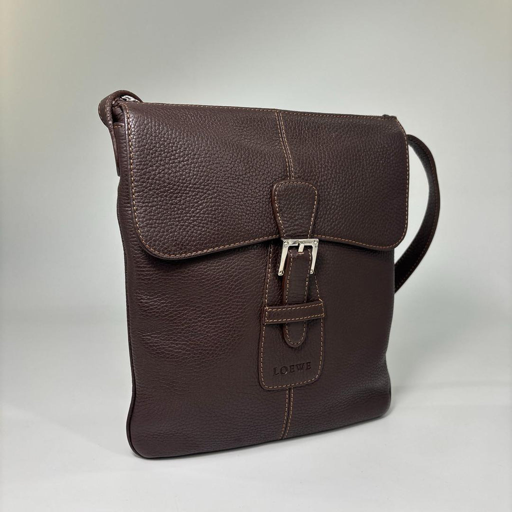 Loewe Shoulder Bag Senda Dark Brown — view 3