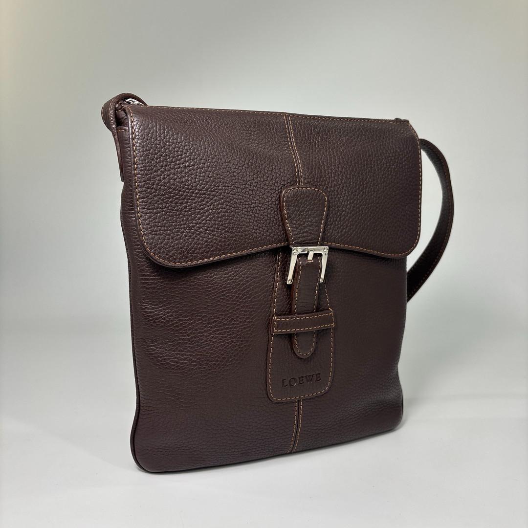 Loewe Shoulder Bag Senda Dark Brown — view 3