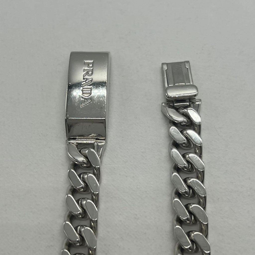 Prada Logo Chain Necklace — view 4