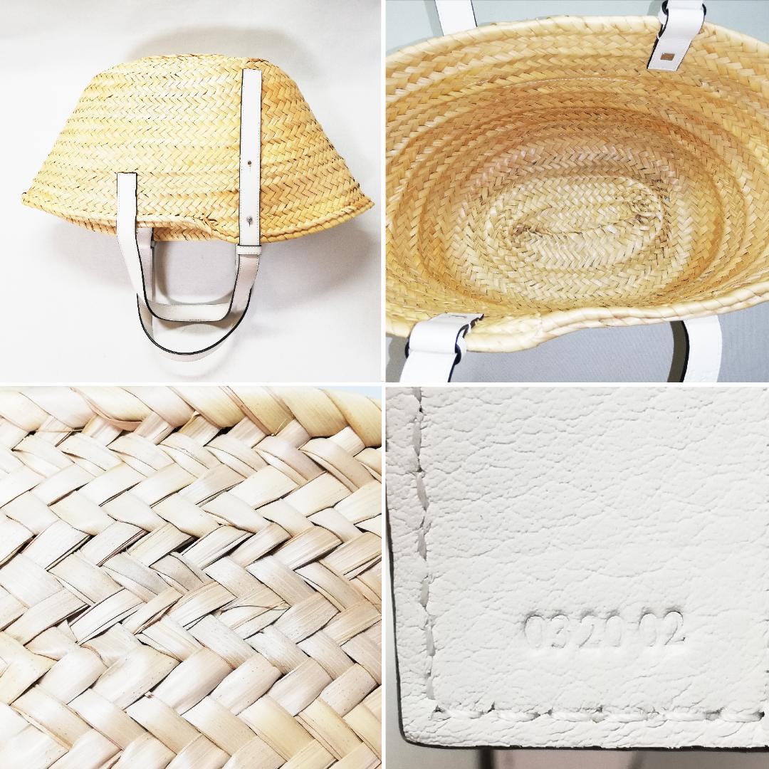 Loewe Basket Bag Palm Leaf Calf — view 4