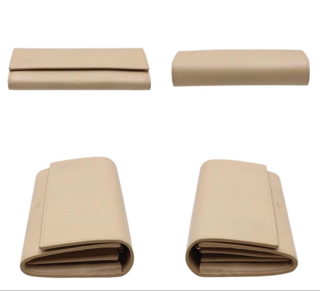 Celine Large Flap Wallet Hook Bifold