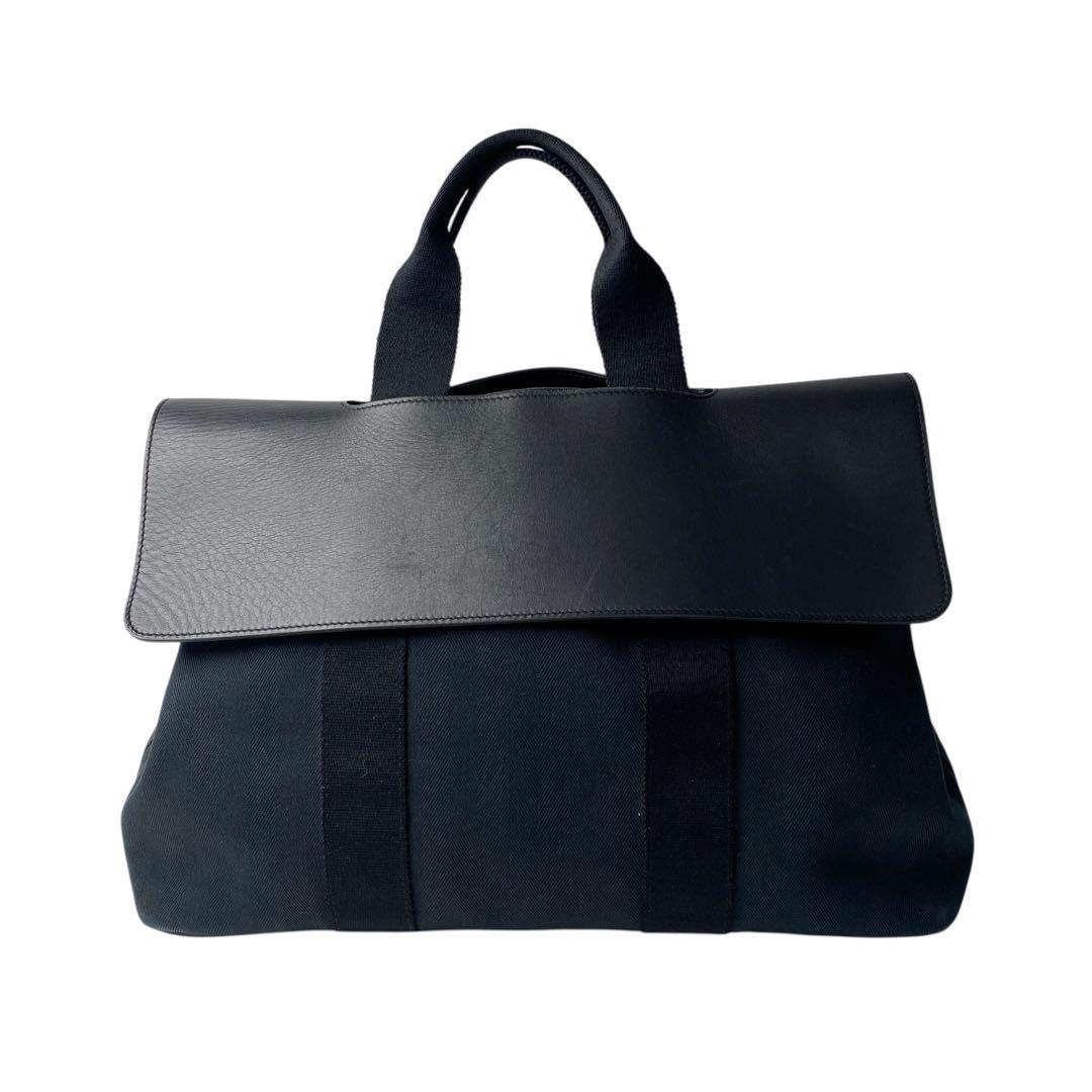 Hermes Valparaiso MM Canvas Tote Bag — view 2