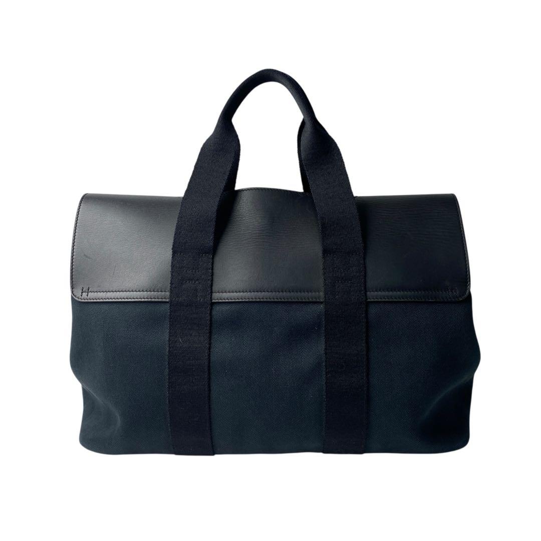 Hermes Valparaiso MM Canvas Tote Bag — view 3