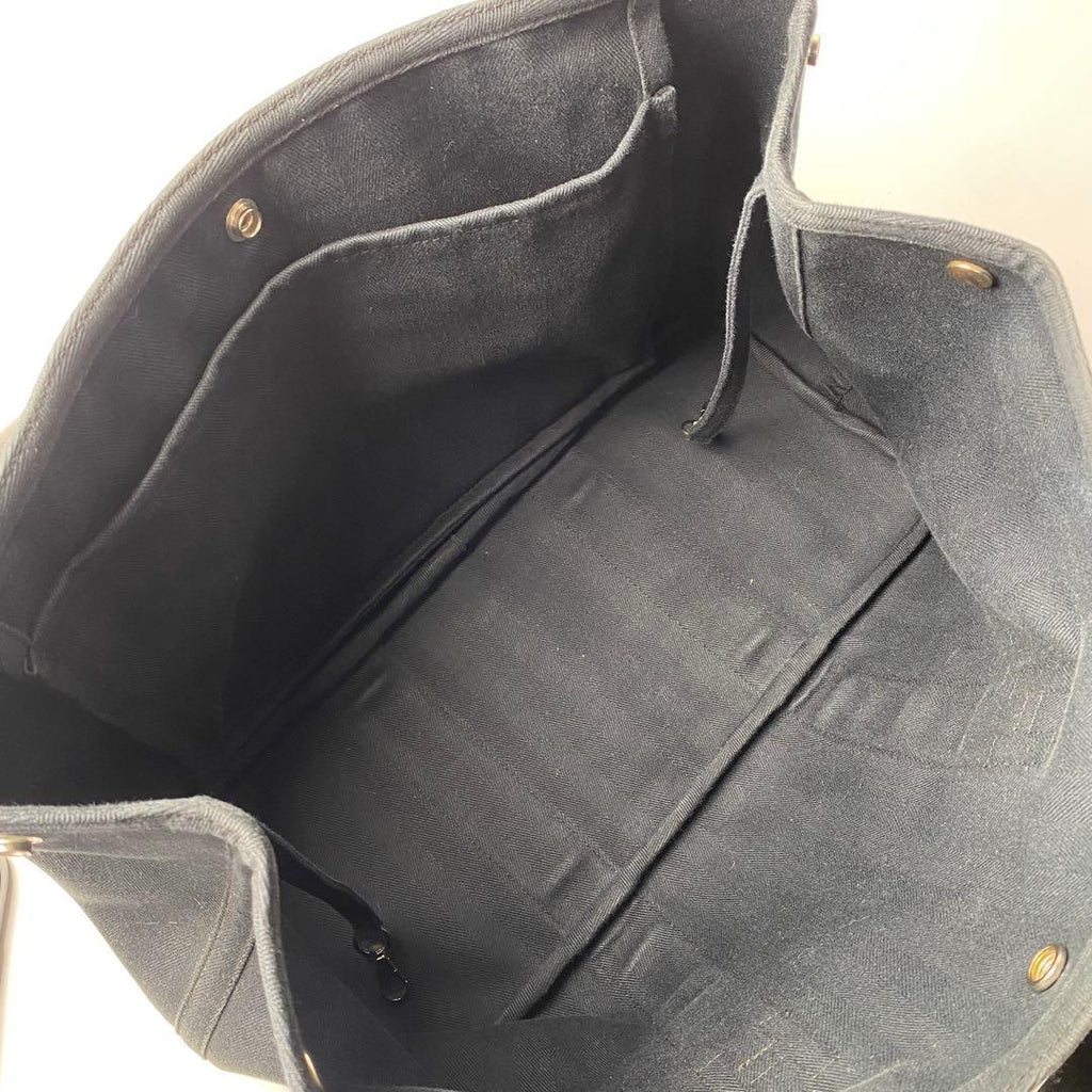 Hermes Valparaiso MM Canvas Tote Bag — view 8