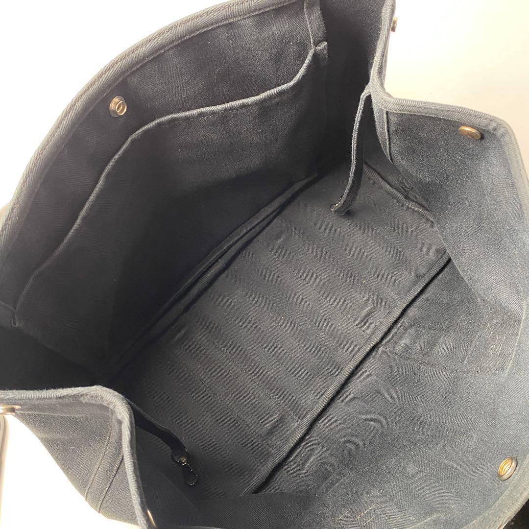 Hermes Valparaiso MM Canvas Tote Bag — view 8
