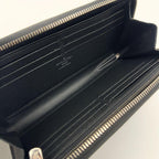 Louis Vuitton Zippy Dragonne Taiga Black Wallet — view 7