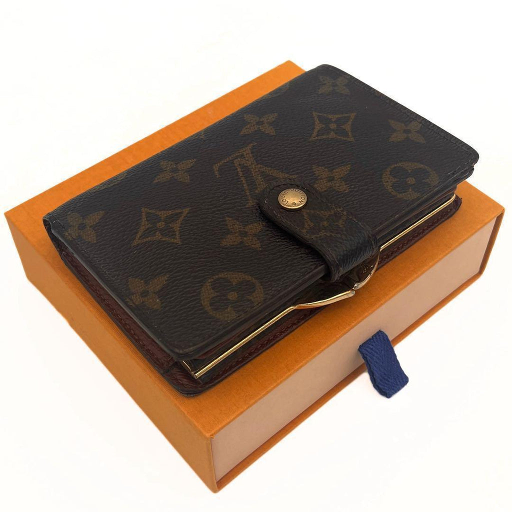 Louis Vuitton Monogram Viennois Fold Wallet Compact Bifold