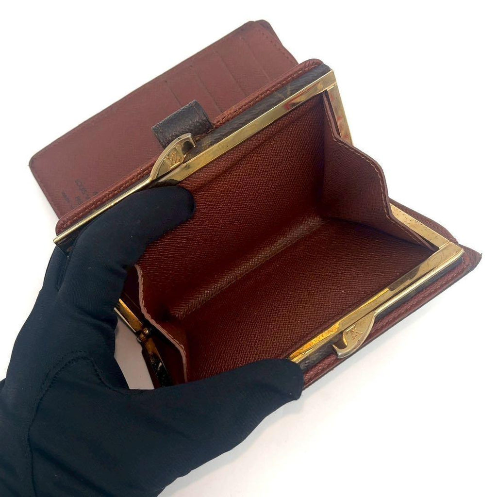 Louis Vuitton Monogram Viennois Fold Wallet Compact Bifold — view 6