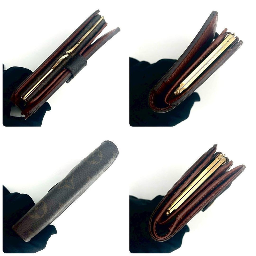 Louis Vuitton Monogram Viennois Fold Wallet Compact Bifold — view 7