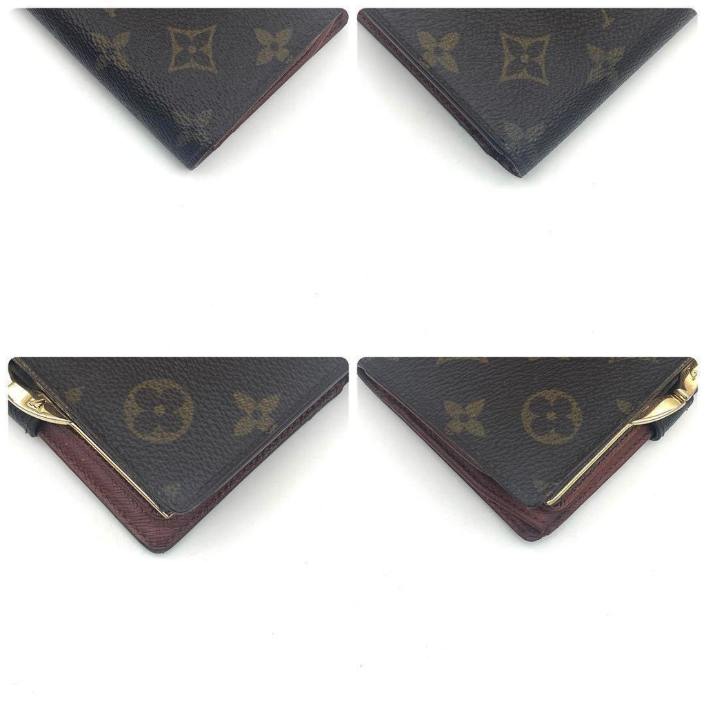 Louis Vuitton Monogram Viennois Fold Wallet Compact Bifold — view 8