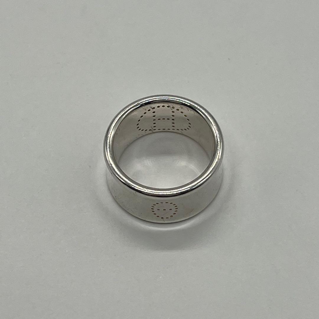 Hermes Eclipse Ribbon Ring Size 54 SV 925 — view 6