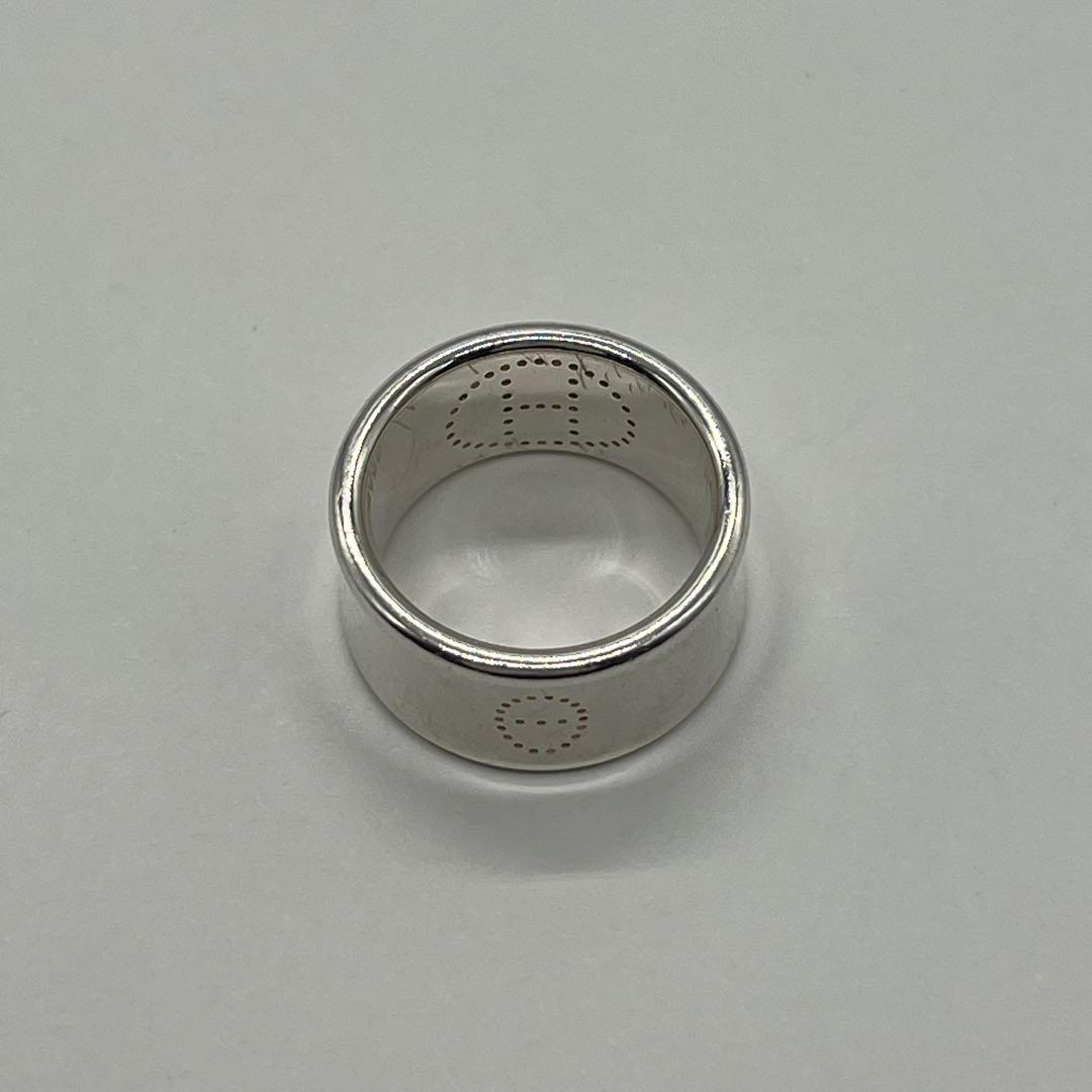 Hermes Eclipse Ribbon Ring Size 54 SV 925 — view 7