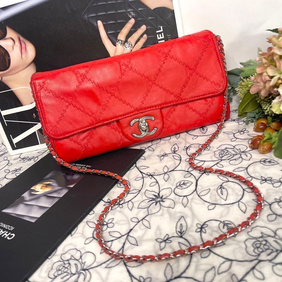 Chanel Chain Wallet Double Flap Quilted Shoulder