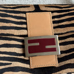 Fendi Baguette Zebra Print Calf Hair Shoulder Bag — view 5