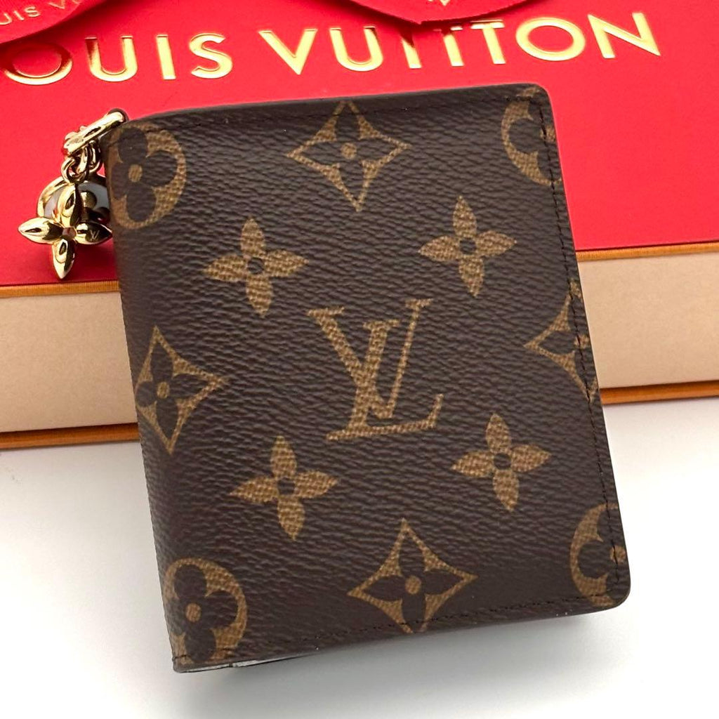 Louis Vuitton Wallet Monogram Pocket LV Charm Blue