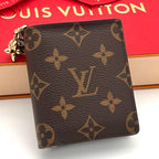 Louis Vuitton Wallet Monogram Pocket LV Charm Blue