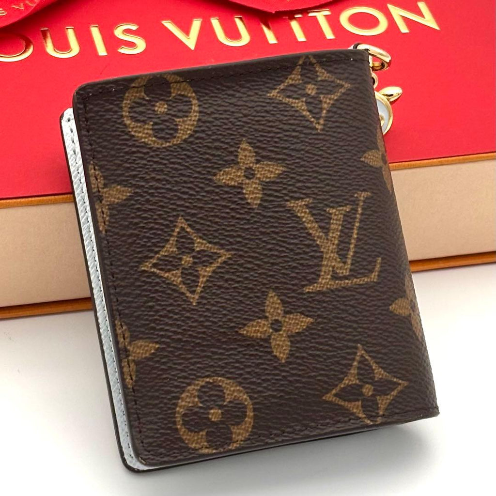 Louis Vuitton Wallet Monogram Pocket LV Charm Blue — view 2