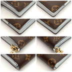 Louis Vuitton Wallet Monogram Pocket LV Charm Blue — view 8