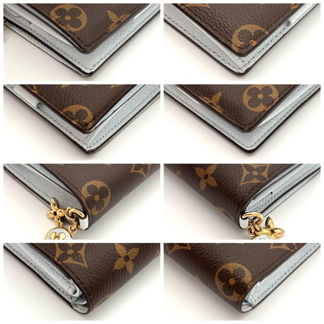 Louis Vuitton Wallet Monogram Pocket LV Charm Blue — view 8