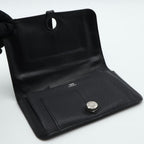 Hermes Dogon GM Wallet Taurillon Black — view 2