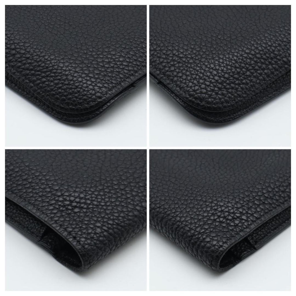 Hermes Dogon GM Wallet Taurillon Black — view 8