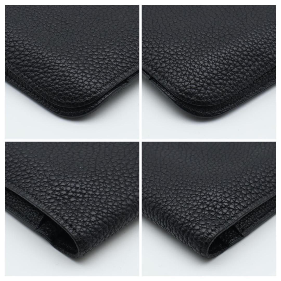 Hermes Dogon GM Wallet Taurillon Black — view 8