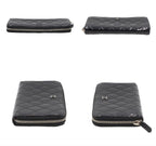 Chanel Quilted Patent Leather Zip Around Wallet — view 3