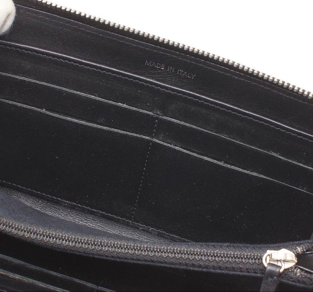 Chanel Quilted Patent Leather Zip Around Wallet — view 8