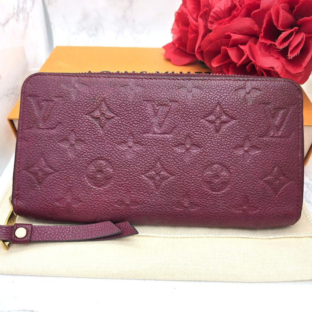 Louis Vuitton Monogram Empreinte Zippy Wallet