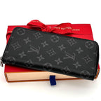 Louis Vuitton Wallet Zippy Vertical Monogram Eclipse