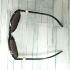 Chanel Sunglasses Beak Pattern Wellington Brown Pearl Eyewear — view 4