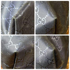 Gucci GG Supreme Crystal Tote Bag Patent Leather Purple — view 5