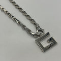 Gucci Logo Charm Chain Belt Metal