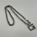 Gucci Logo Charm Chain Belt Metal — view 3