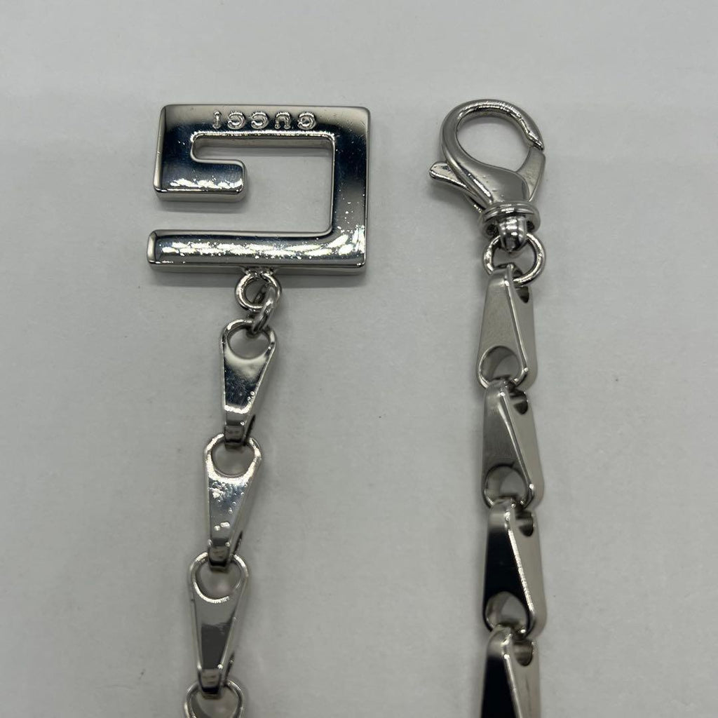 Gucci Logo Charm Chain Belt Metal — view 4
